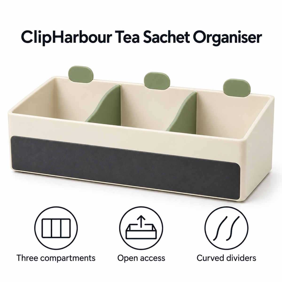 ClipHarbour Tea Sachet Organiser