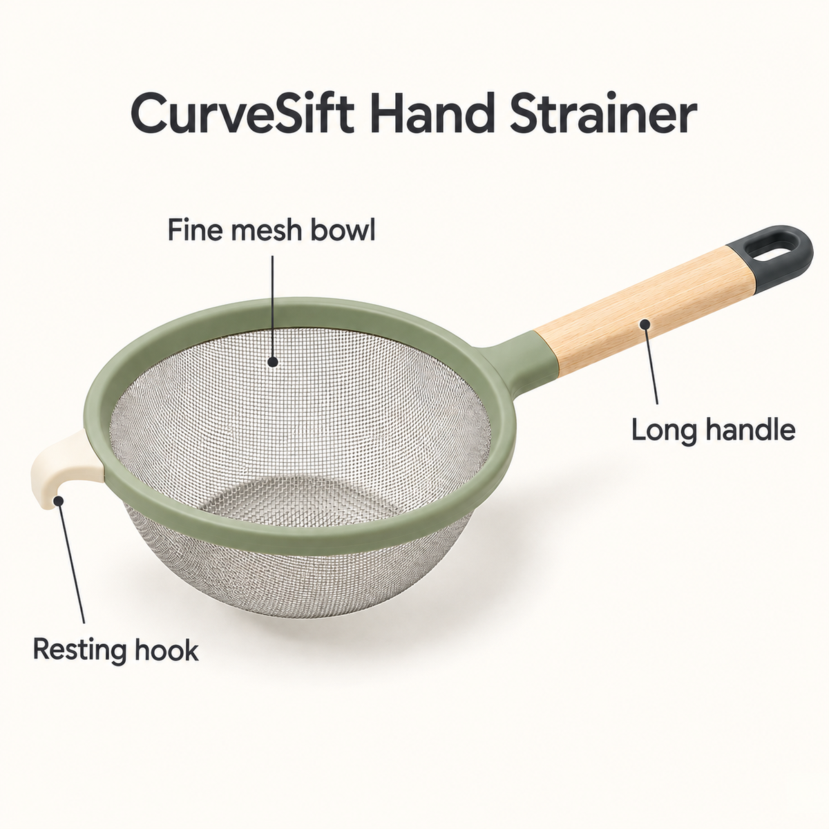 CurveSift Hand Strainer