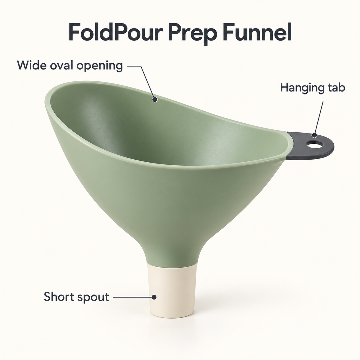 FoldPour Prep Funnel