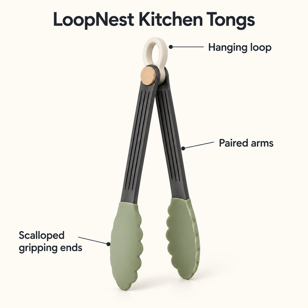 LoopNest Kitchen Tongs