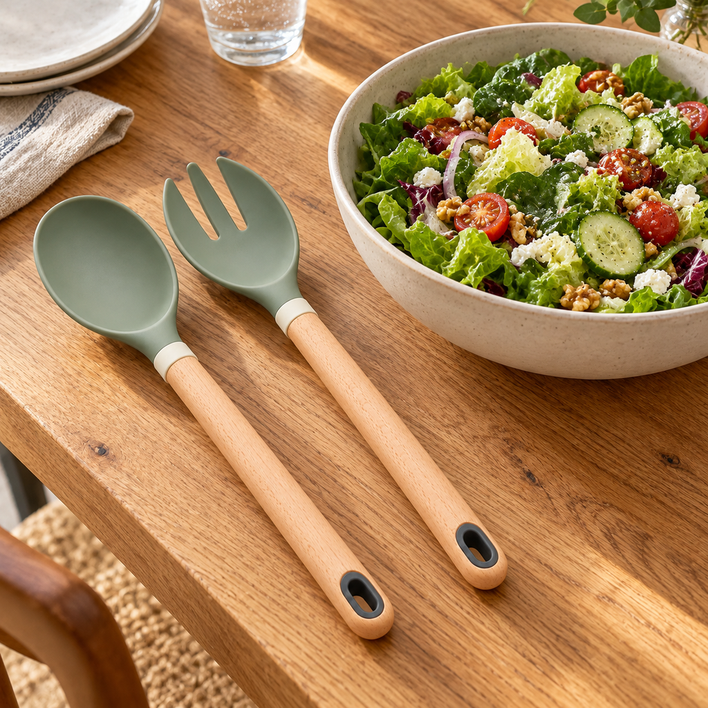 PebbleGrip Salad Servers