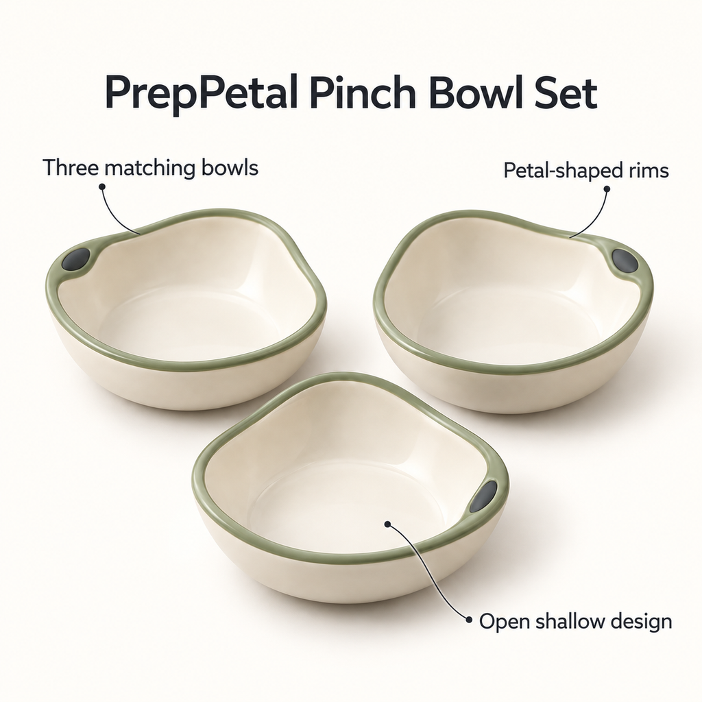 PrepPetal Pinch Bowl Set