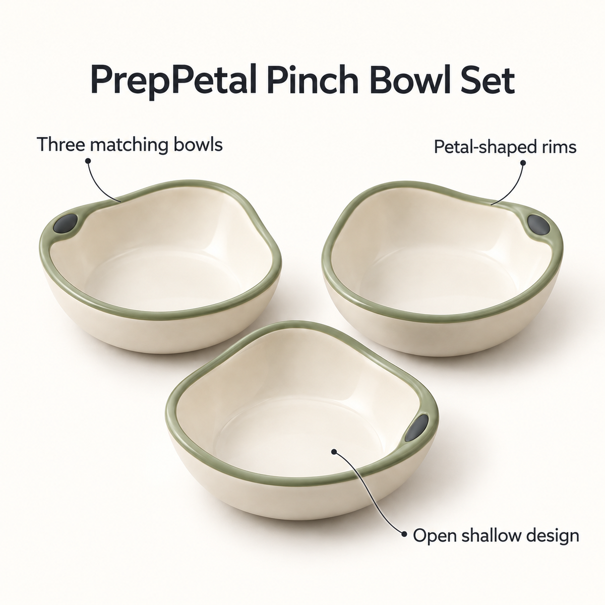 PrepPetal Pinch Bowl Set