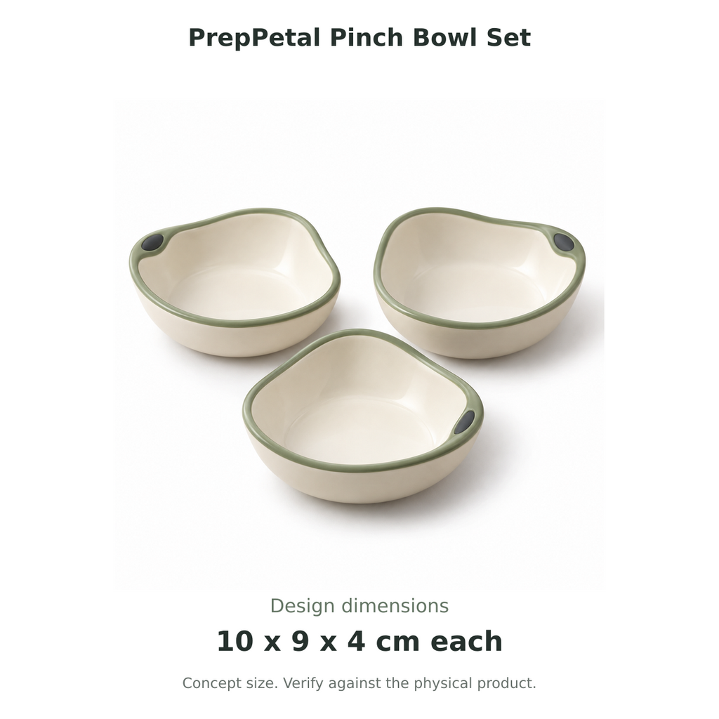 PrepPetal Pinch Bowl Set