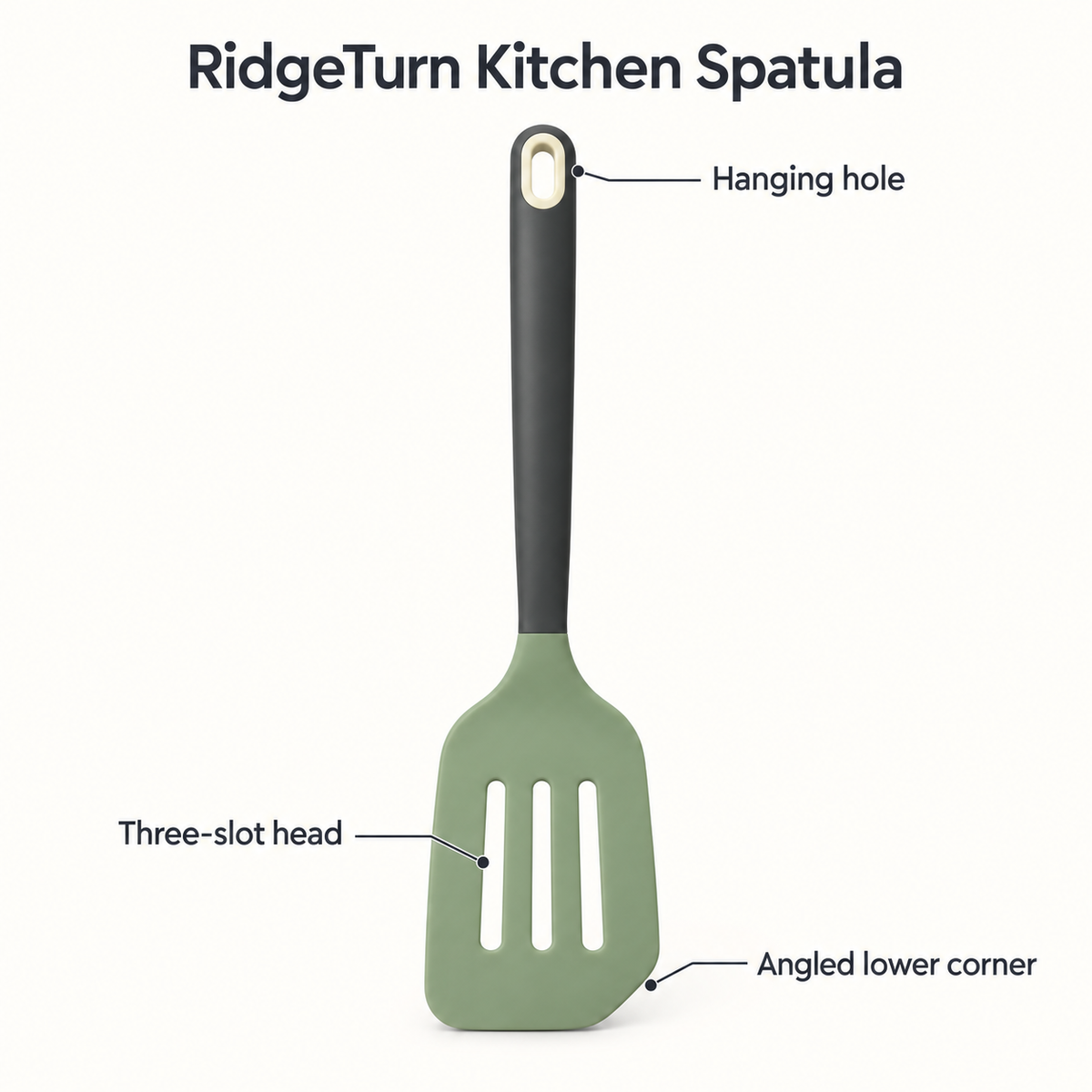 RidgeTurn Kitchen Spatula