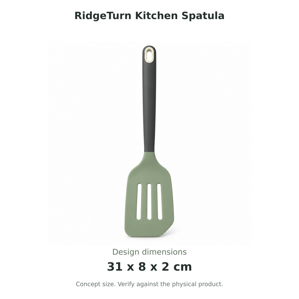 RidgeTurn Kitchen Spatula