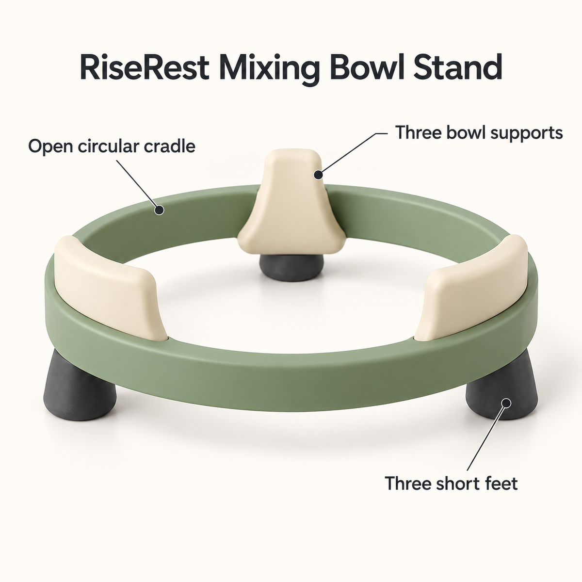 RiseRest Mixing Bowl Stand