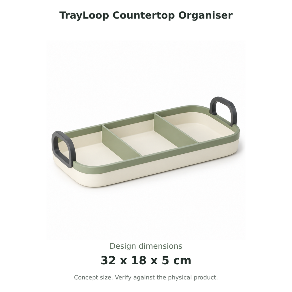 TrayLoop Countertop Organiser